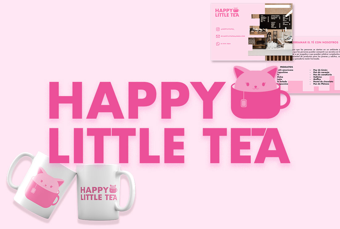 Logotipo Happy Little Tea